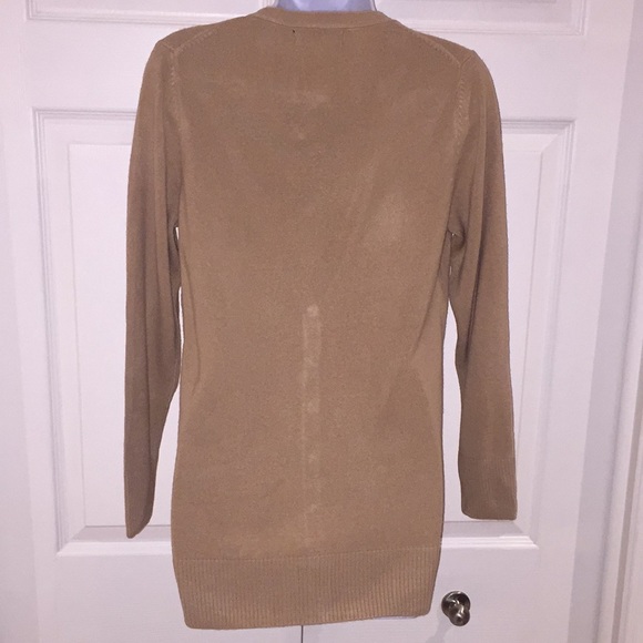 Joan Boyce Ladies Cardigan Sweater Camel Color Size XS - Picture 5 of 14